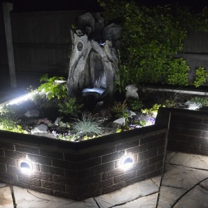 Few Months later Completed External Lighting Rhyl North Wales